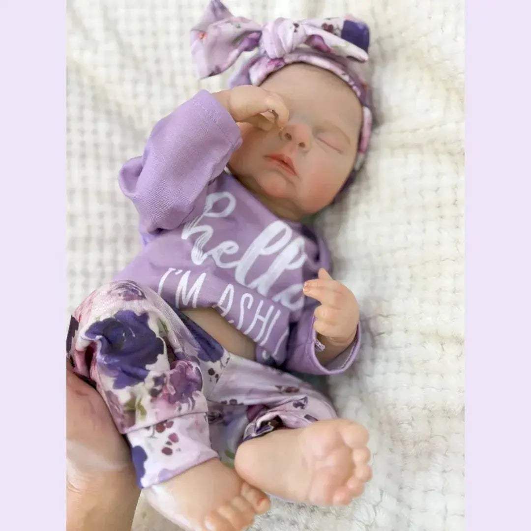  18 Inch Reborn Doll Waterproof Vinyl Painted Hair -  ToylandEU™