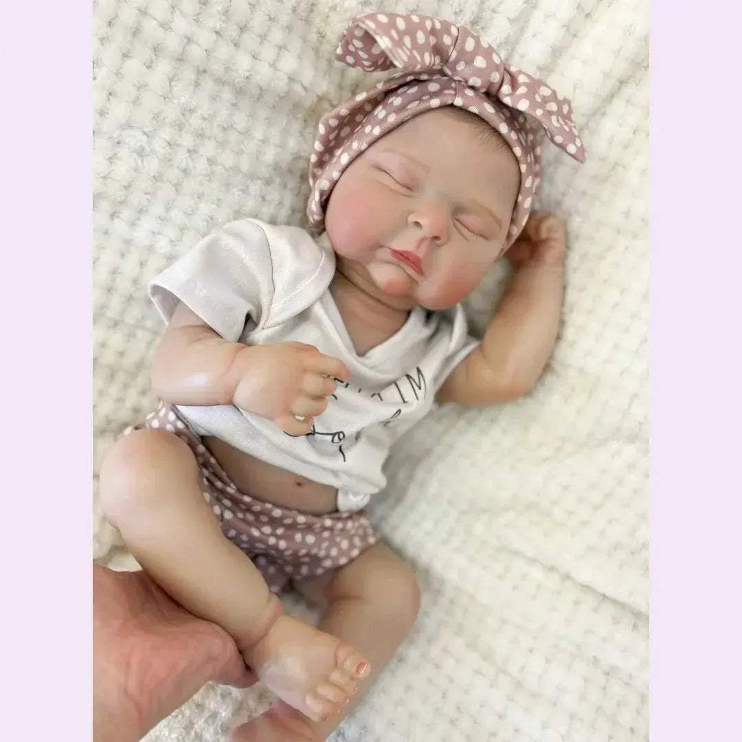  18 Inch Reborn Doll Waterproof Vinyl Painted Hair -  ToylandEU™