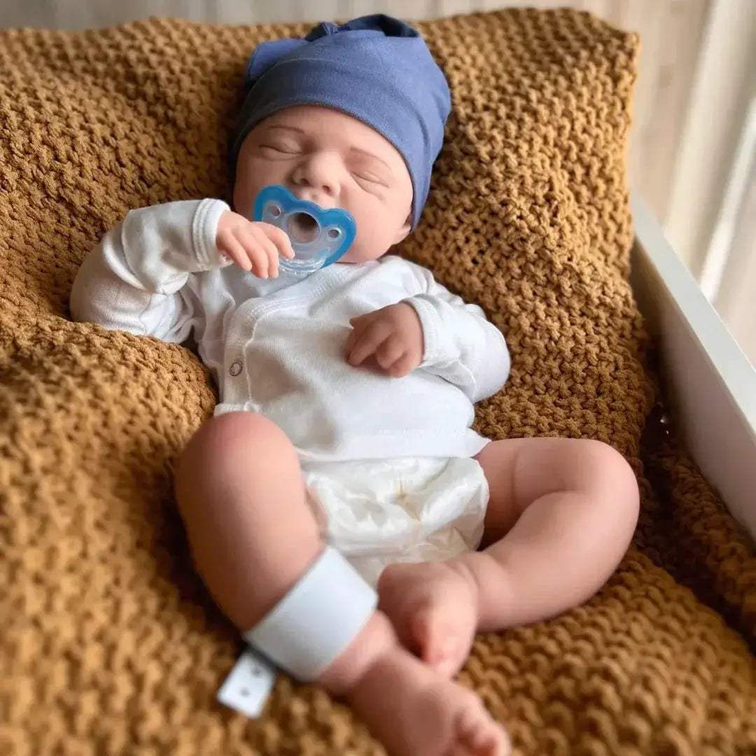 18 Inch Silicone Reborn Doll Open Mouth Full Body Washable - ToylandEU