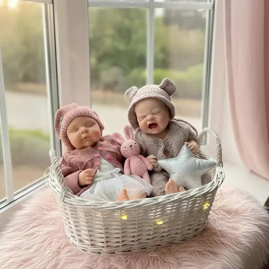  18 Inch Silicone Reborn Doll Open Mouth Handmade -  ToylandEU™