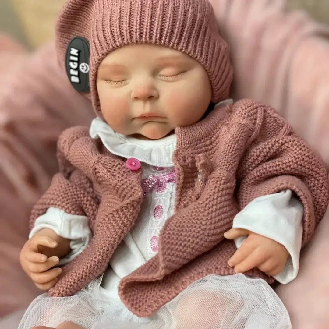  18 Inch Silicone Reborn Doll Open Mouth Handmade -  ToylandEU™