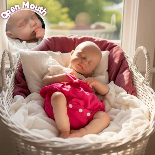  18 Inch Silicone Reborn Doll Open Mouth Soft Body Gift -  ToylandEU™