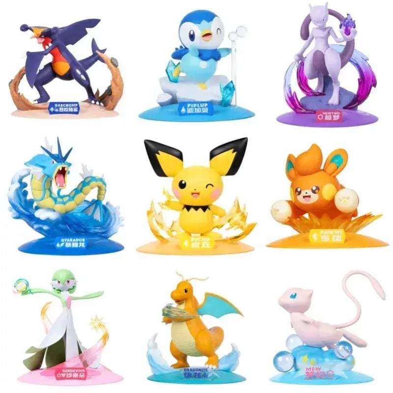 18 Styles Of Pokemon Anime Figures, Pikachu Mew Gardevoir Pichu Action Figurines - ToylandEU