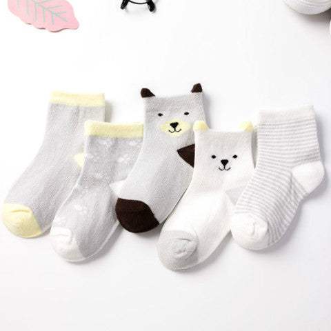 Baby Cartoon Combed Cotton Socks And Stockings | Jacquard
