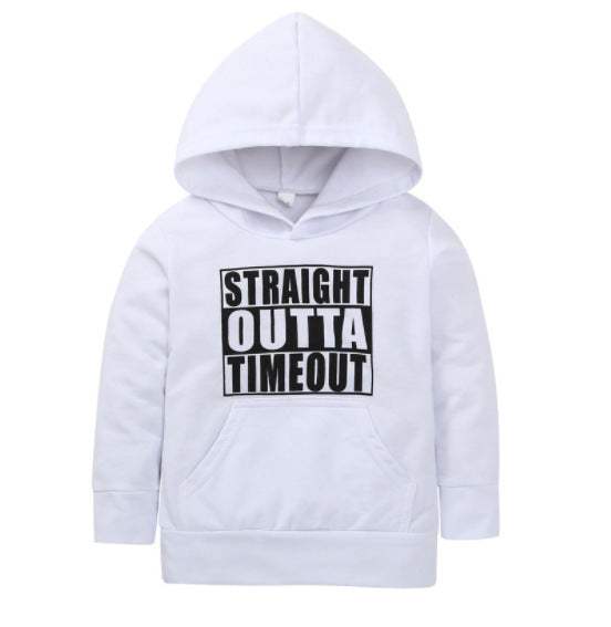 Kids' Hooded Letter Sweater Top | Ages 3-8