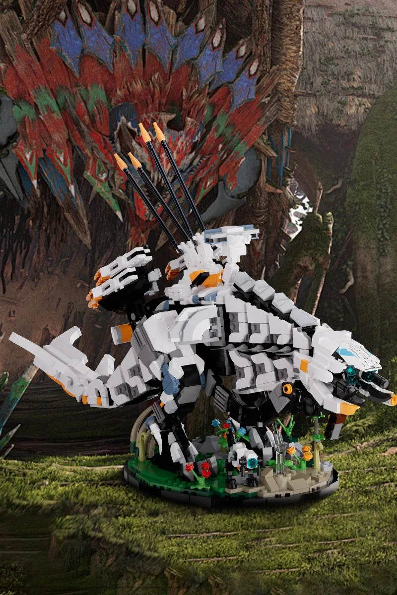 1876PCS MOC Horizons Game Thunder Fang Model Building Blocks - ToylandEU