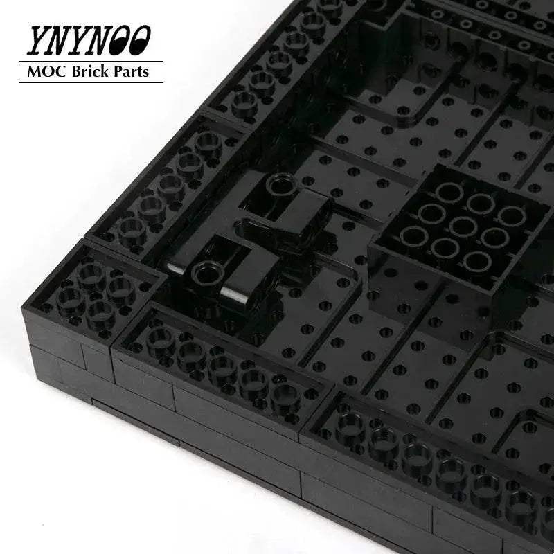 187Pcs MOC Wall Mount Hole Frame Plate Parts Set Toys Building Bricks MOC - ToylandEU
