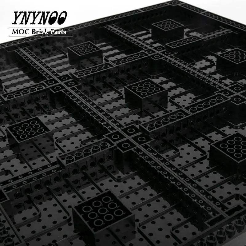 187Pcs MOC Wall Mount Hole Frame Plate Parts Set Toys Building Bricks MOC - ToylandEU