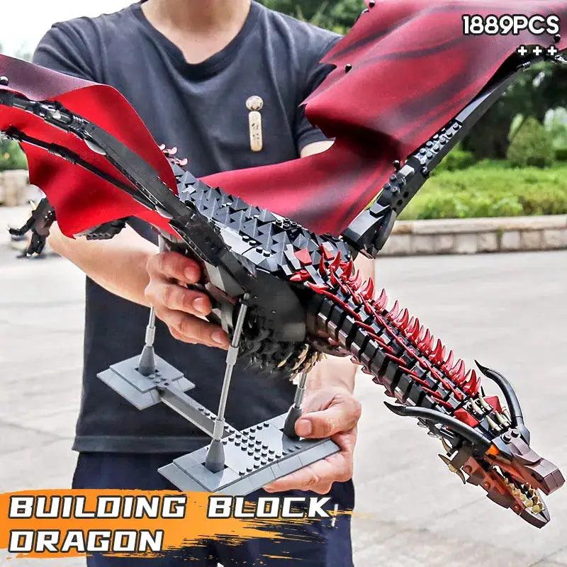  1889 Piece MOC Dragon Building Blocks Set For Adults -  ToylandEU™