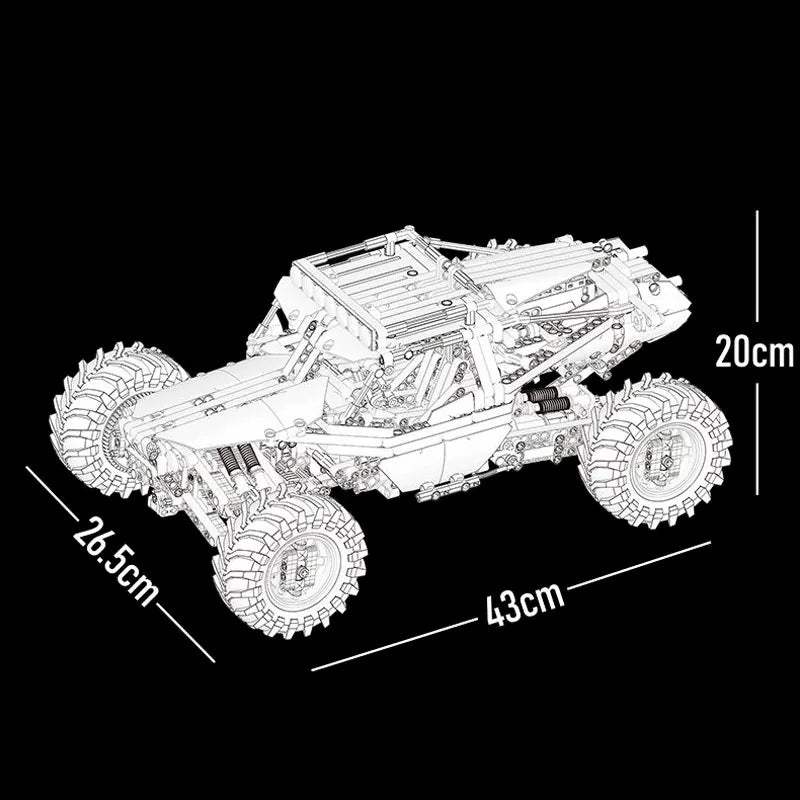  4WD Off Road RC Buggy Building Set 1890 Pieces -  ToylandEU™