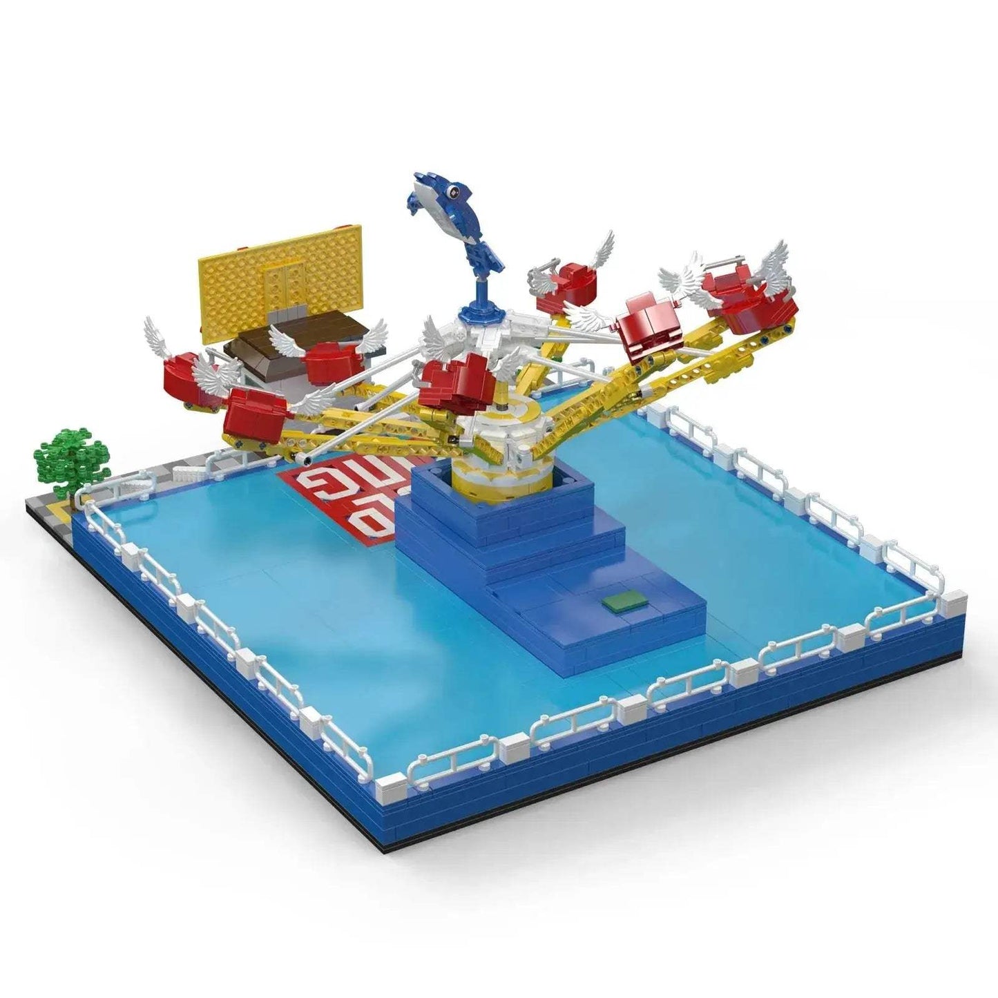1893 Piece Amusement Park Building Blocks Set Educational Fun - ToylandEU
