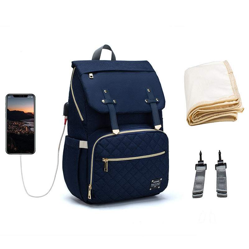 LEQUEEN Large Capacity Mummy Bag | Oxford Cloth