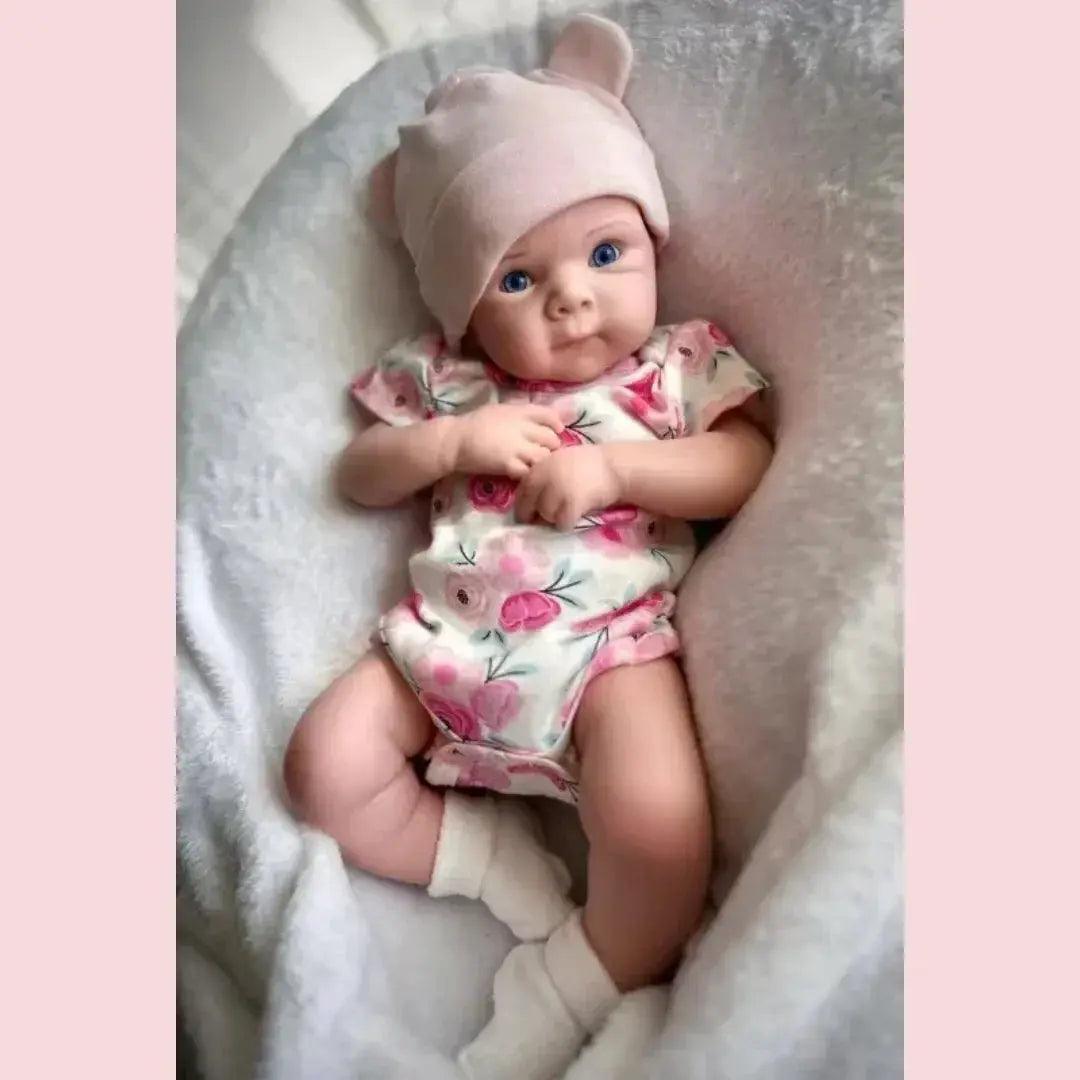  18Inch Open Mouth & Washable Bettie Solid Silicone  Reborn Girl Doll With Painted & Unpaint Skin  reborn tam silicon bebek Doll -  ToylandEU™