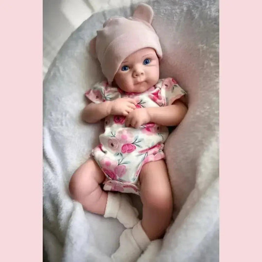  18Inch Open Mouth & Washable Bettie Solid Silicone  Reborn Girl Doll With Painted & Unpaint Skin  reborn tam silicon bebek Doll -  ToylandEU™