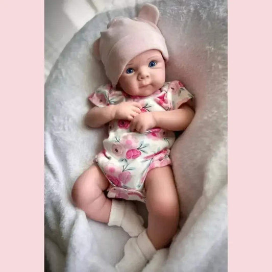  18Inch Open Mouth & Washable Bettie Solid Silicone  Reborn Girl Doll With Painted & Unpaint Skin  reborn tam silicon bebek Doll -  ToylandEU™