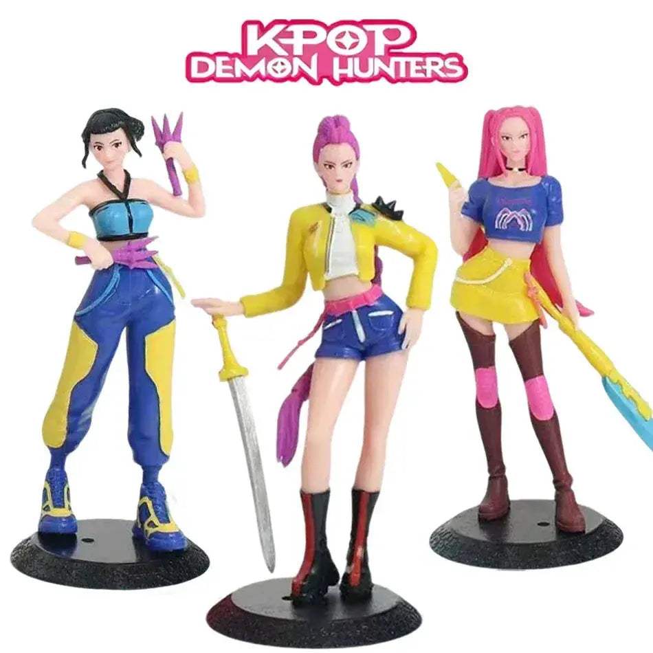 18cm Kpop Demon Hunters Figurine Set Ready To Display - ToylandEU