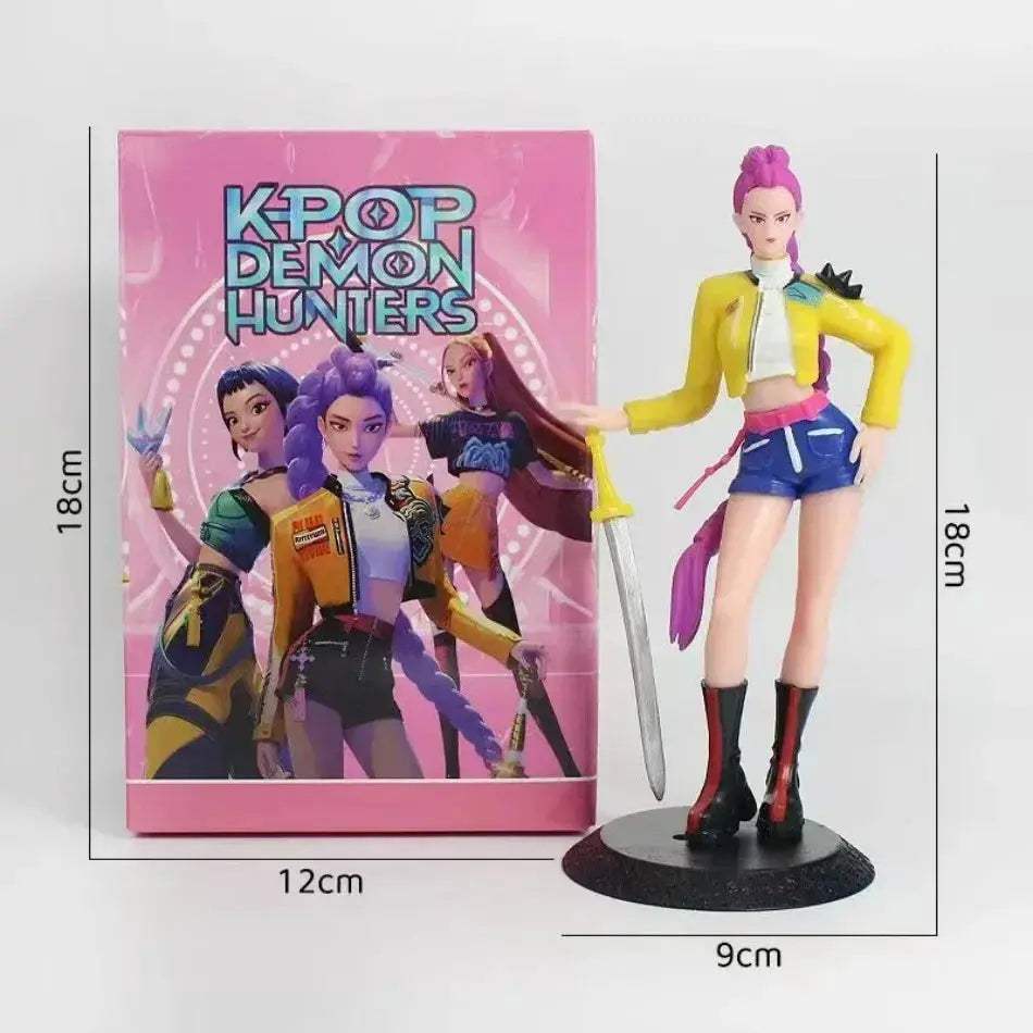 18cm Kpop Demon Hunters Figurine Set Ready To Display - ToylandEU