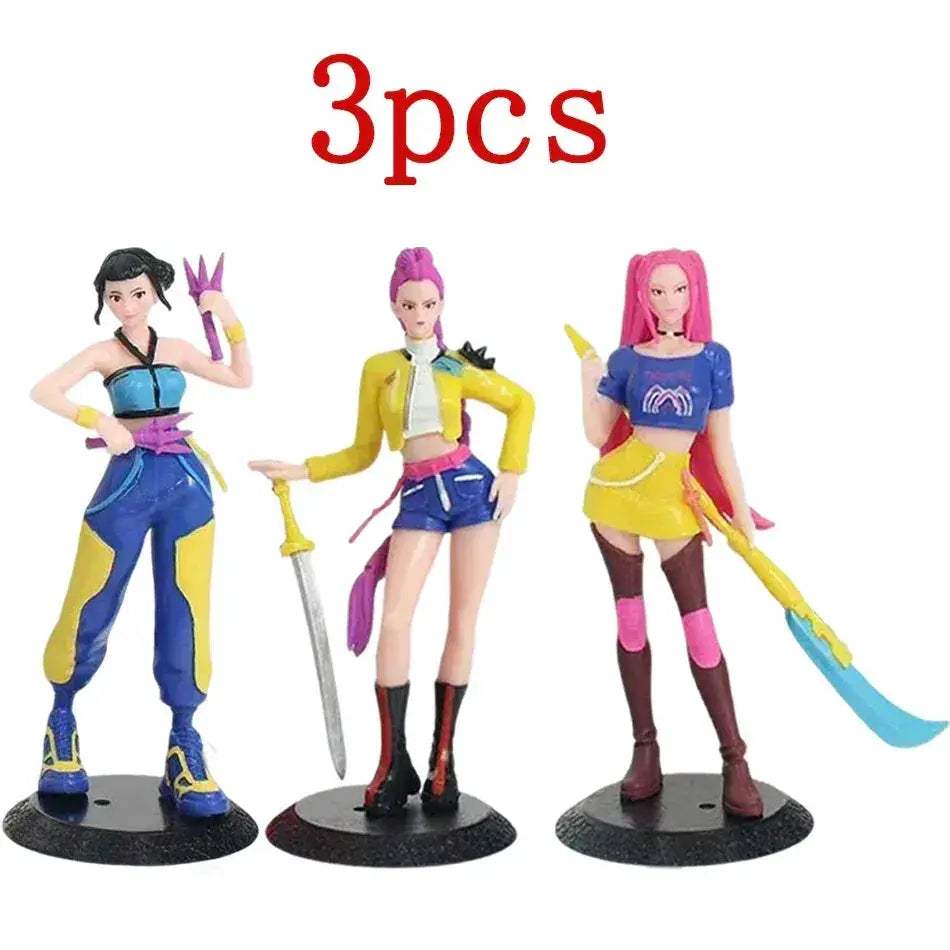 18cm Kpop Demon Hunters Figurine Set Ready To Display - ToylandEU
