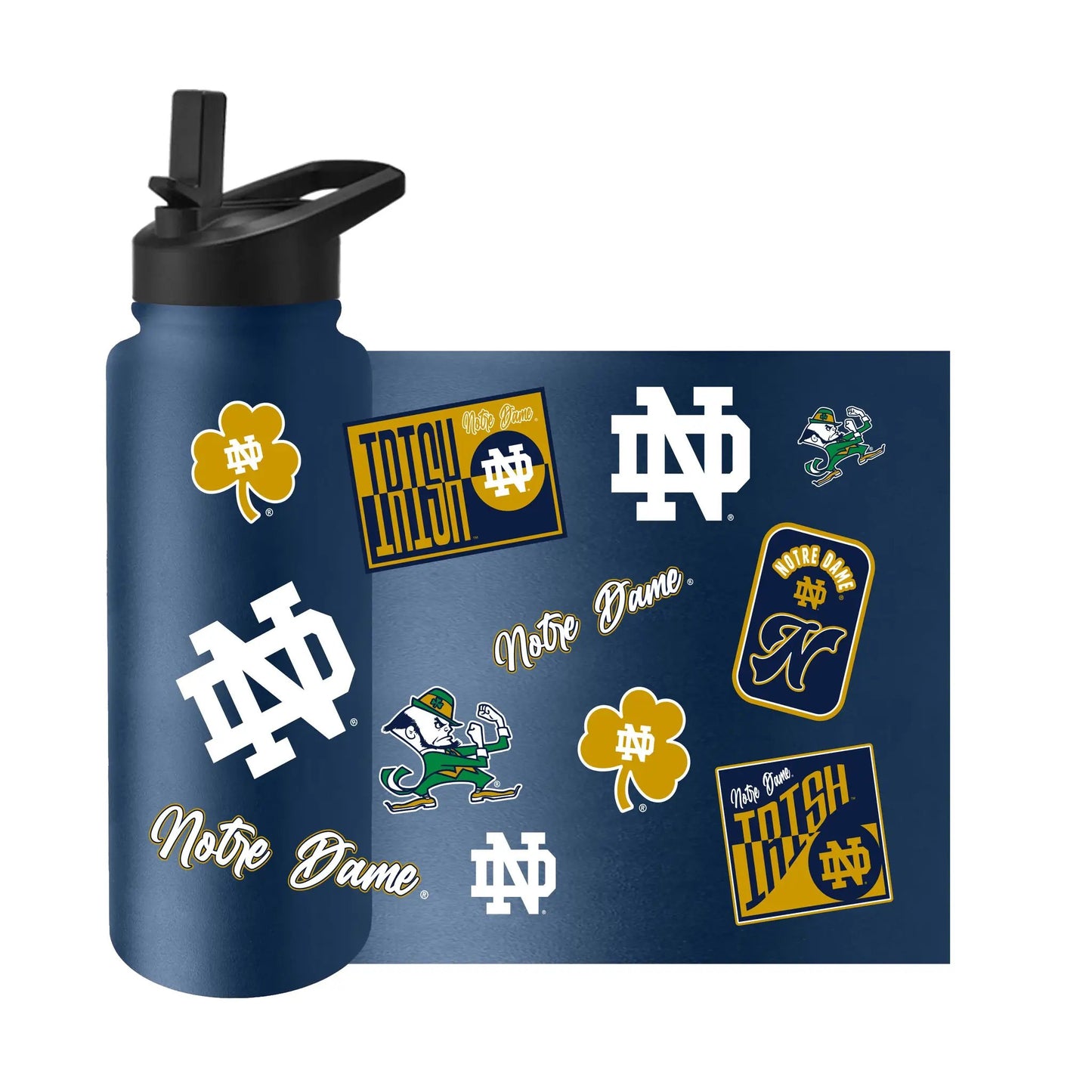 Notre Dame Fighting Irish Quencher Bottle 34oz Stainless Steel Dreamweave