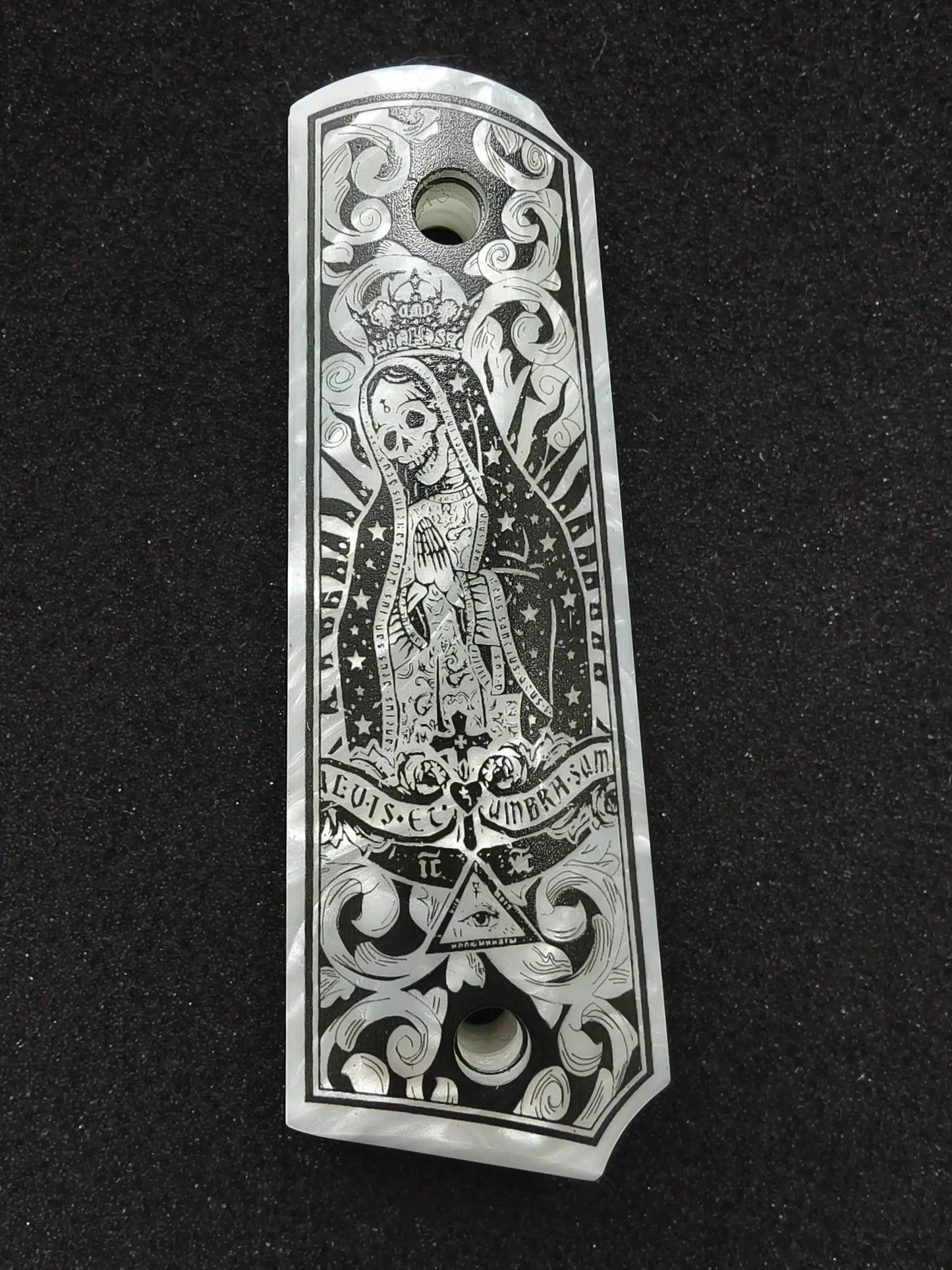  1911 Grips Premium White Pearl Santa Muerte Motif -  ToylandEU™
