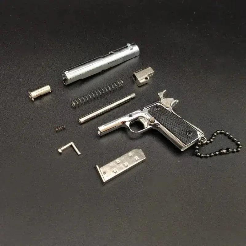 1911 Pistol Keychain Detachable Tactical Metal -  ToylandEU™