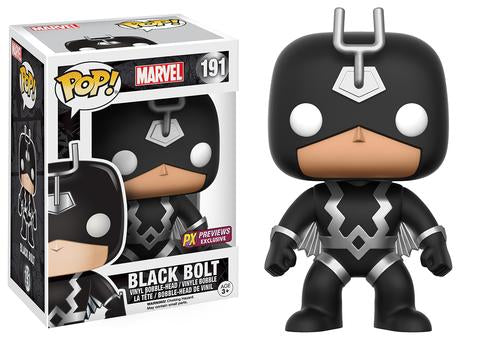 Black Bolt Funko Pop Previews Exclusive Collectible Figure