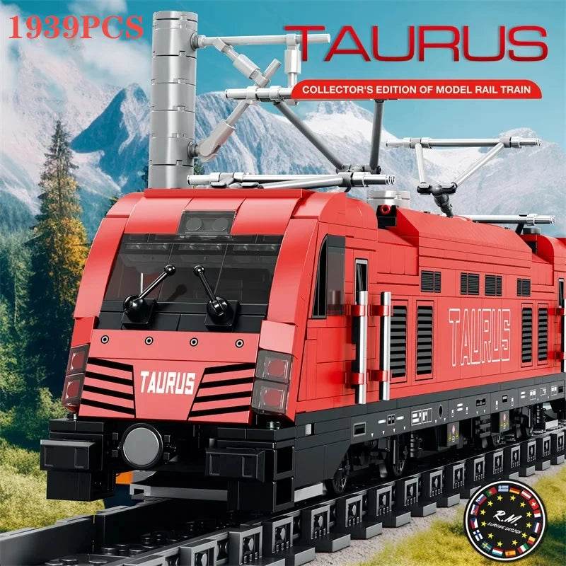 1939PCS Taurus Passenger Train Building Blocks City Transport - ToylandEU