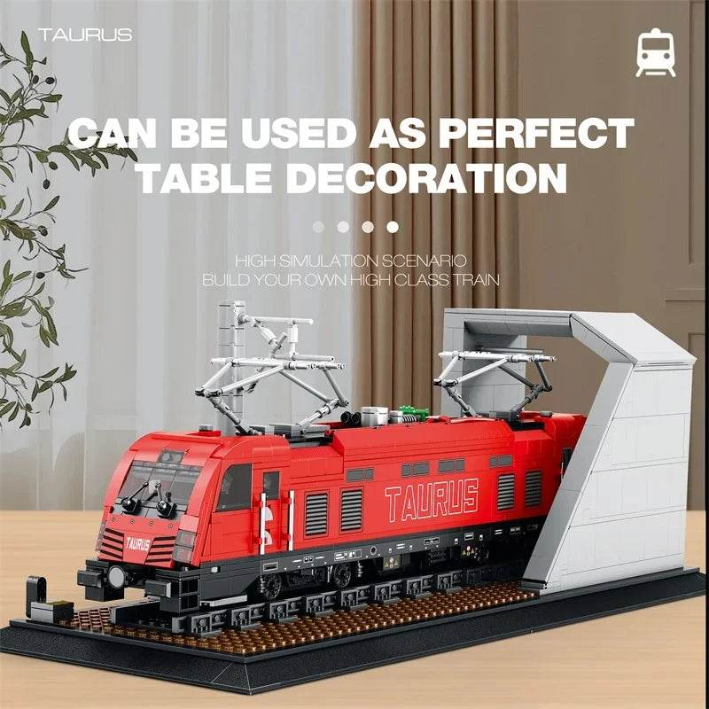 1939PCS Taurus Passenger Train Building Blocks City Transport - ToylandEU