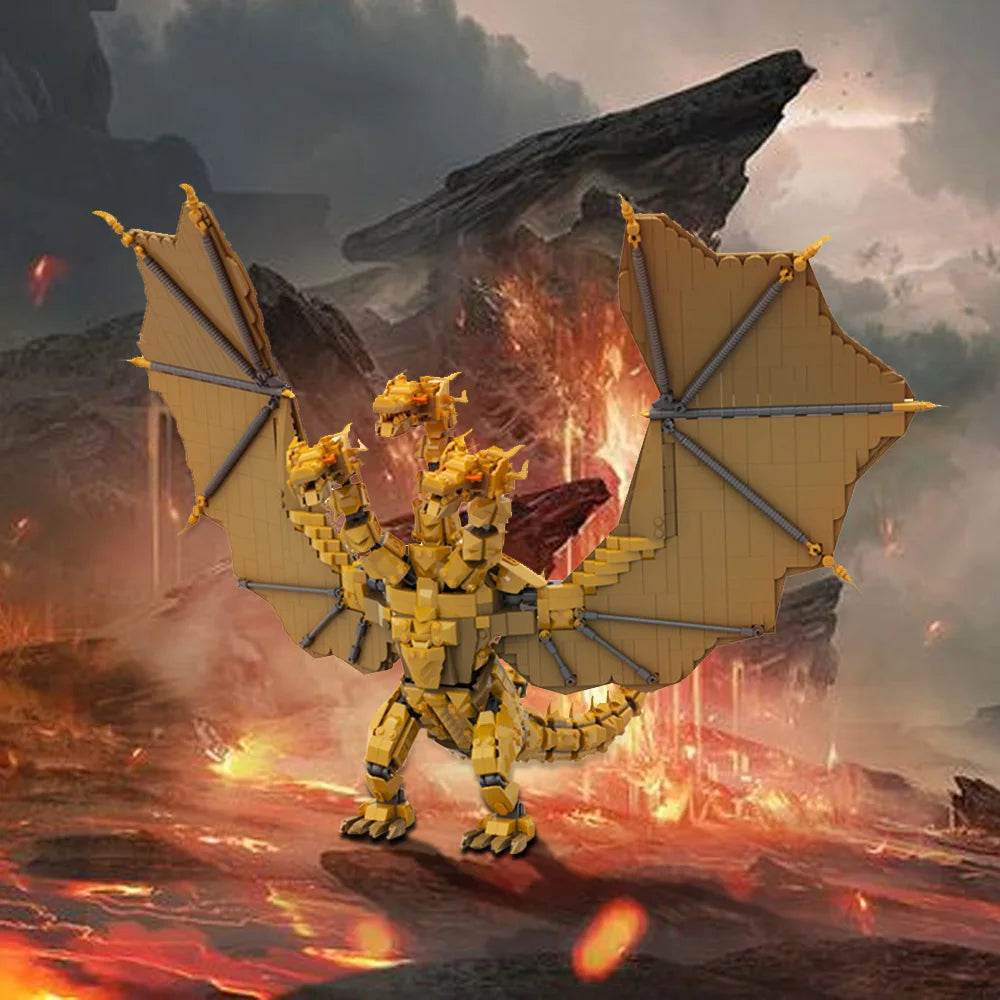 1947PCS MOC-188706 King Ghidorah Building Blocks Puzzle Bricks Building Bricks MOC - ToylandEU