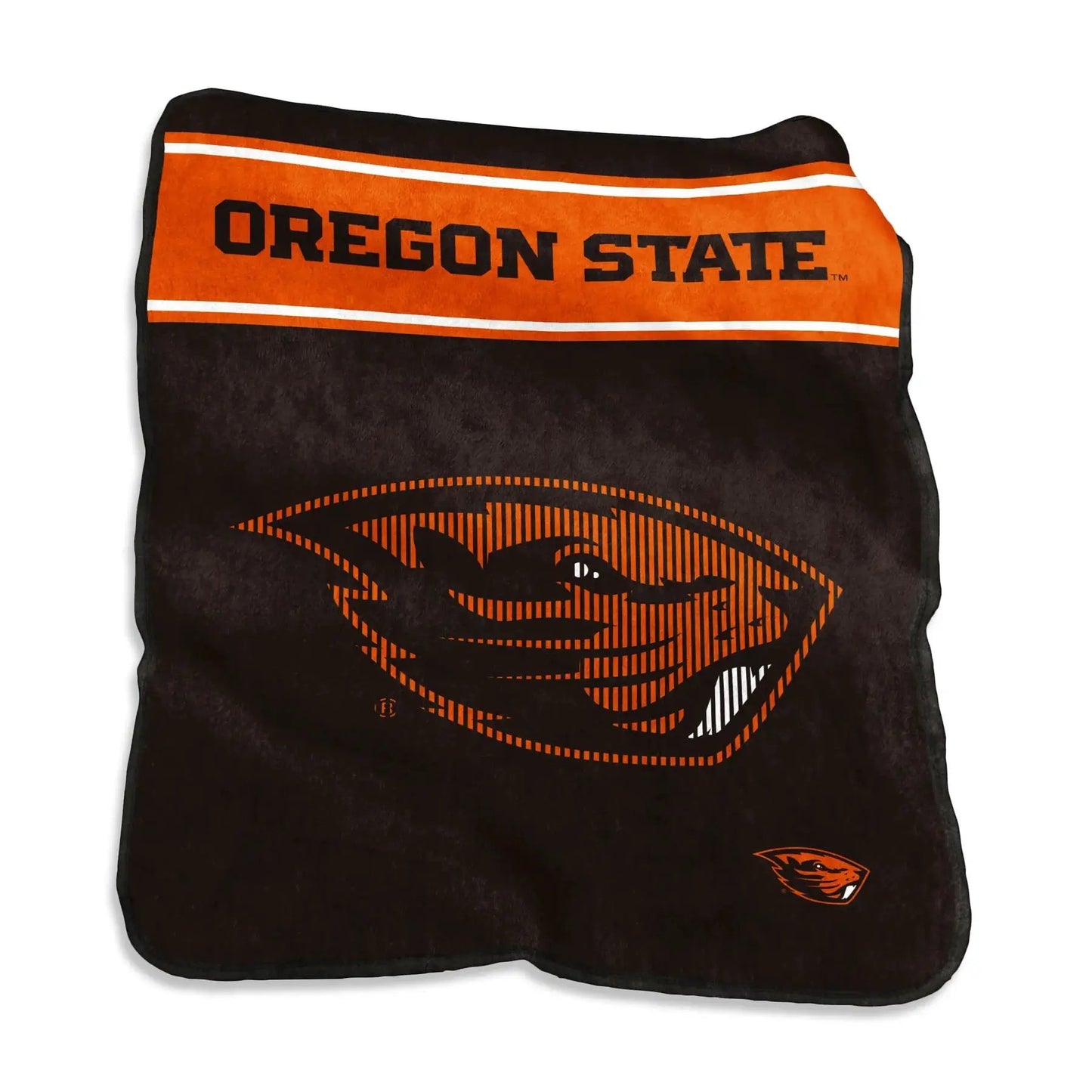 Oregon State Beavers Blanket 60x80 Raschel Throw