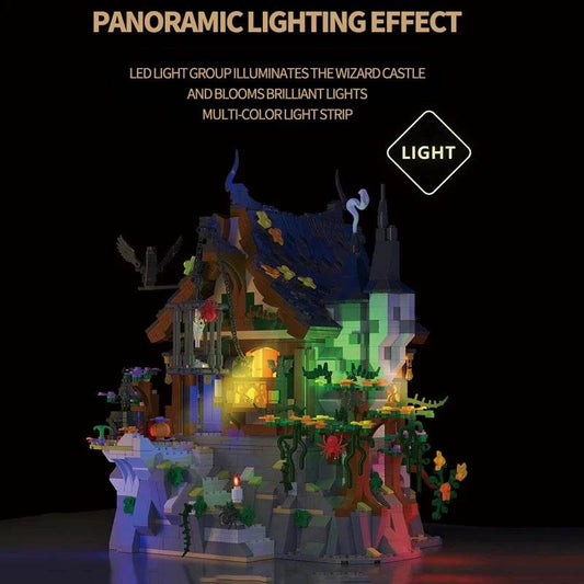 1964PCS Witch Hut Building Blocks MOC Model Desktop Decoration - ToylandEU