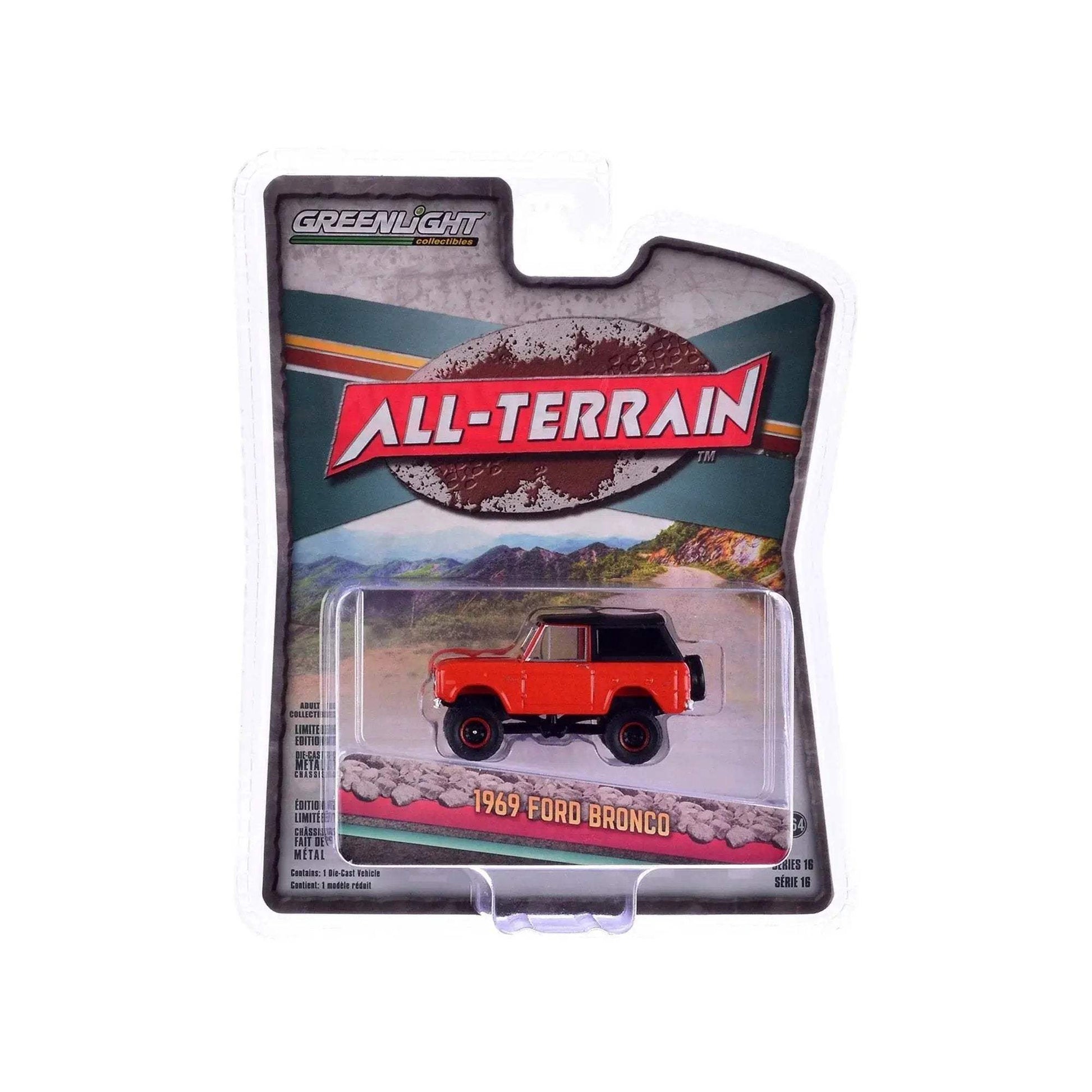 1969 Ford Bronco Diecast Lifted With Soft Top Limited Edition - ToylandEU
