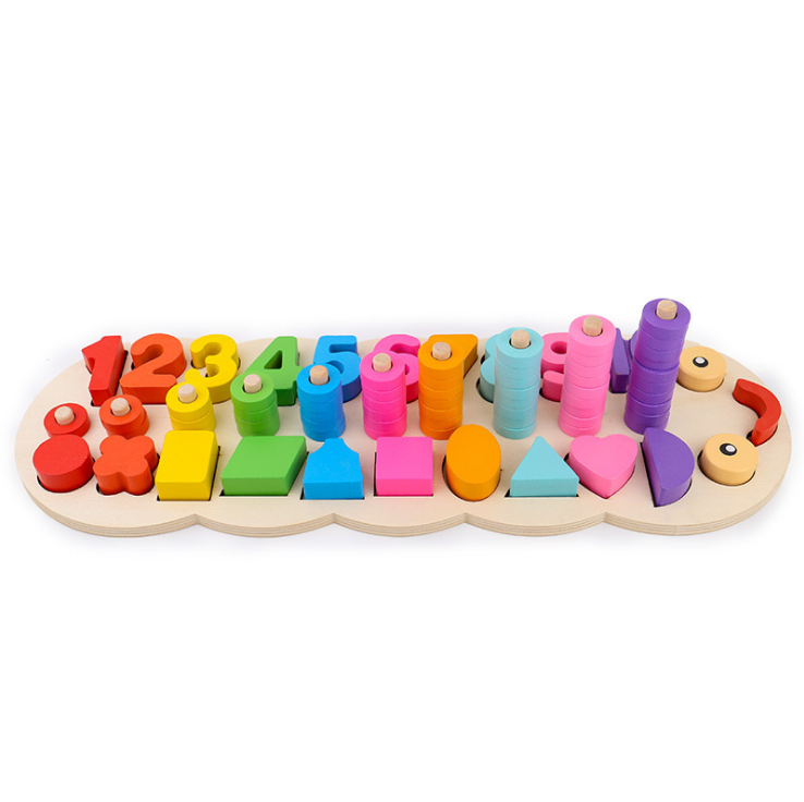 Wooden Logarithmic Board for Early Childhood Education Toyland EU