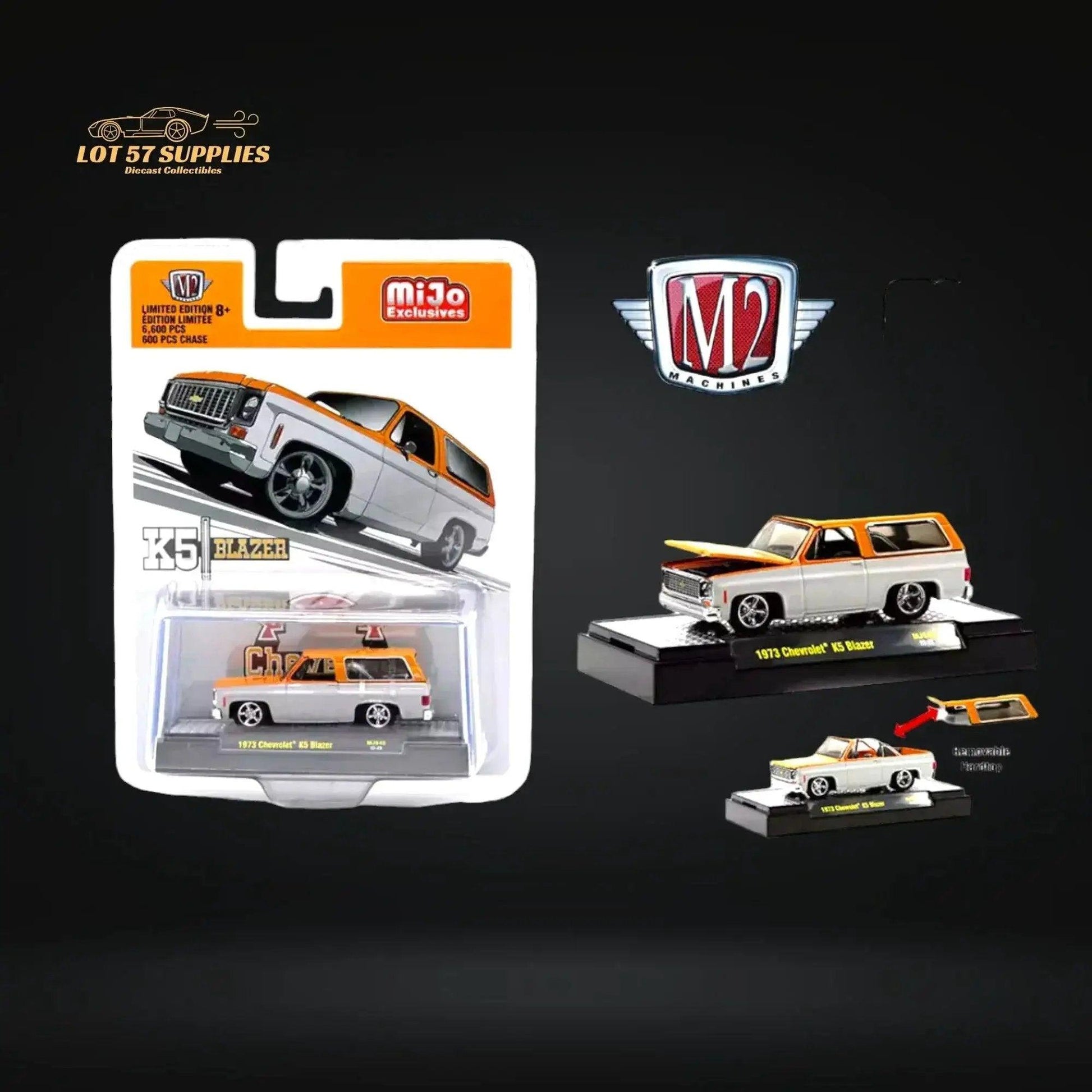  1973 Chevrolet K5 Blazer Diecast Removable 1 64 Scale -  ToylandEU™
