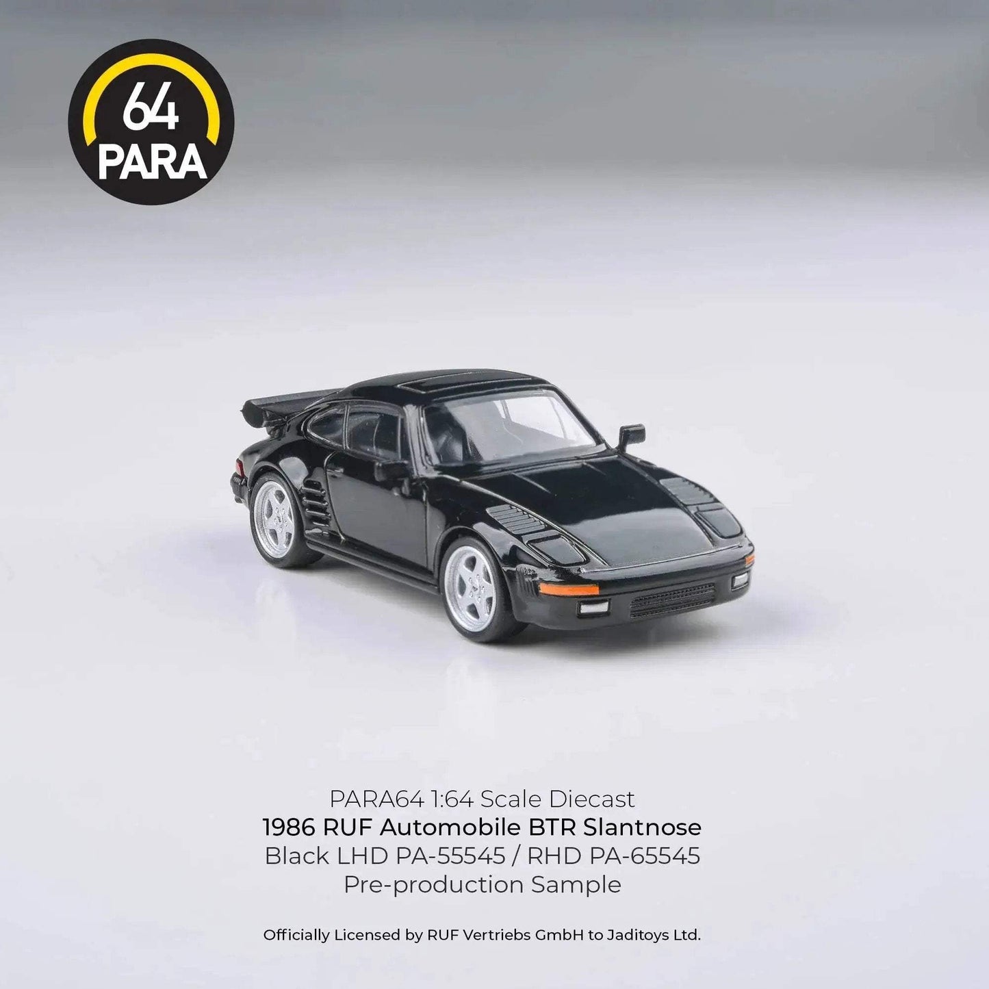 1986 RUF BTR Black Para 64 - ToylandEU