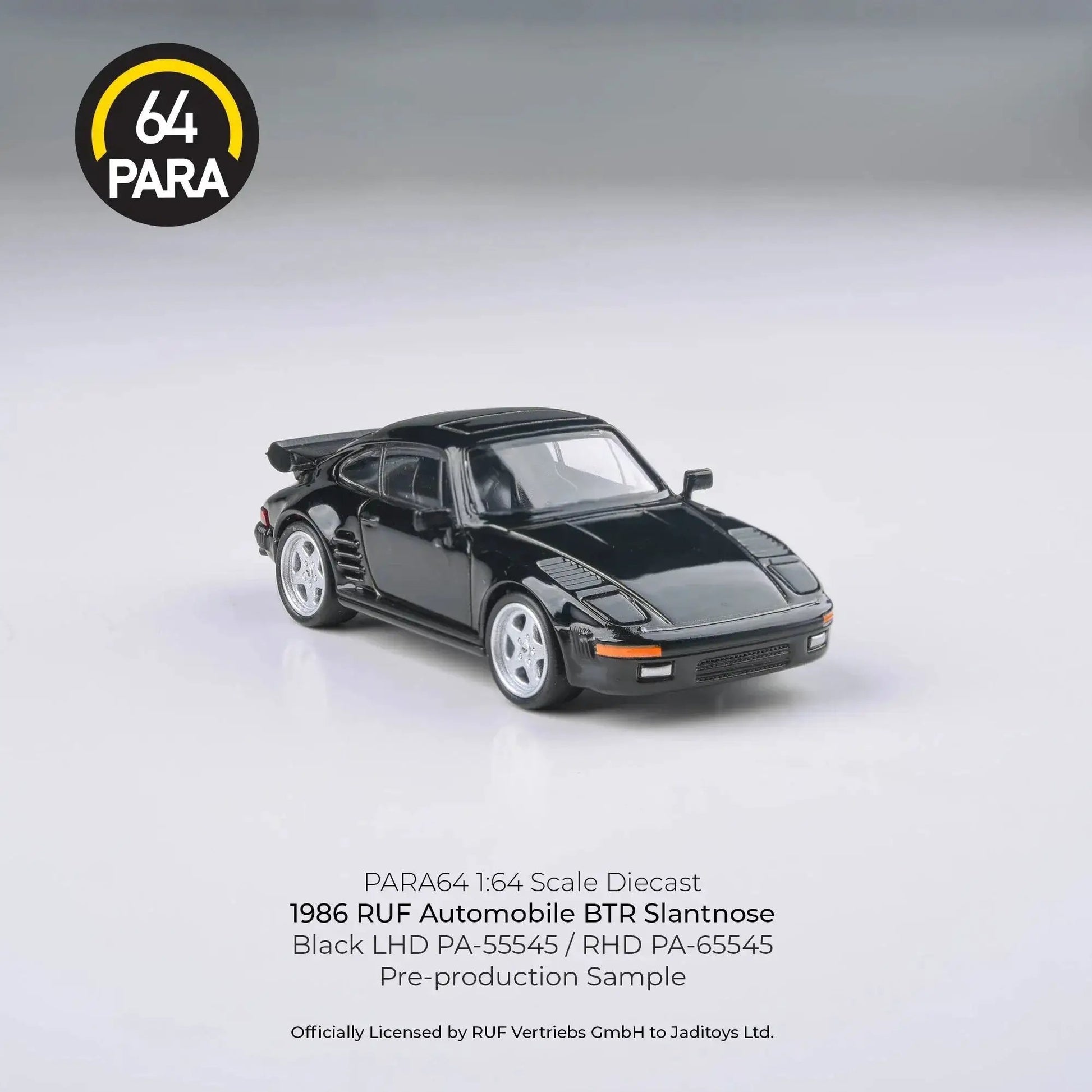 1986 RUF BTR Black Para 64 - ToylandEU
