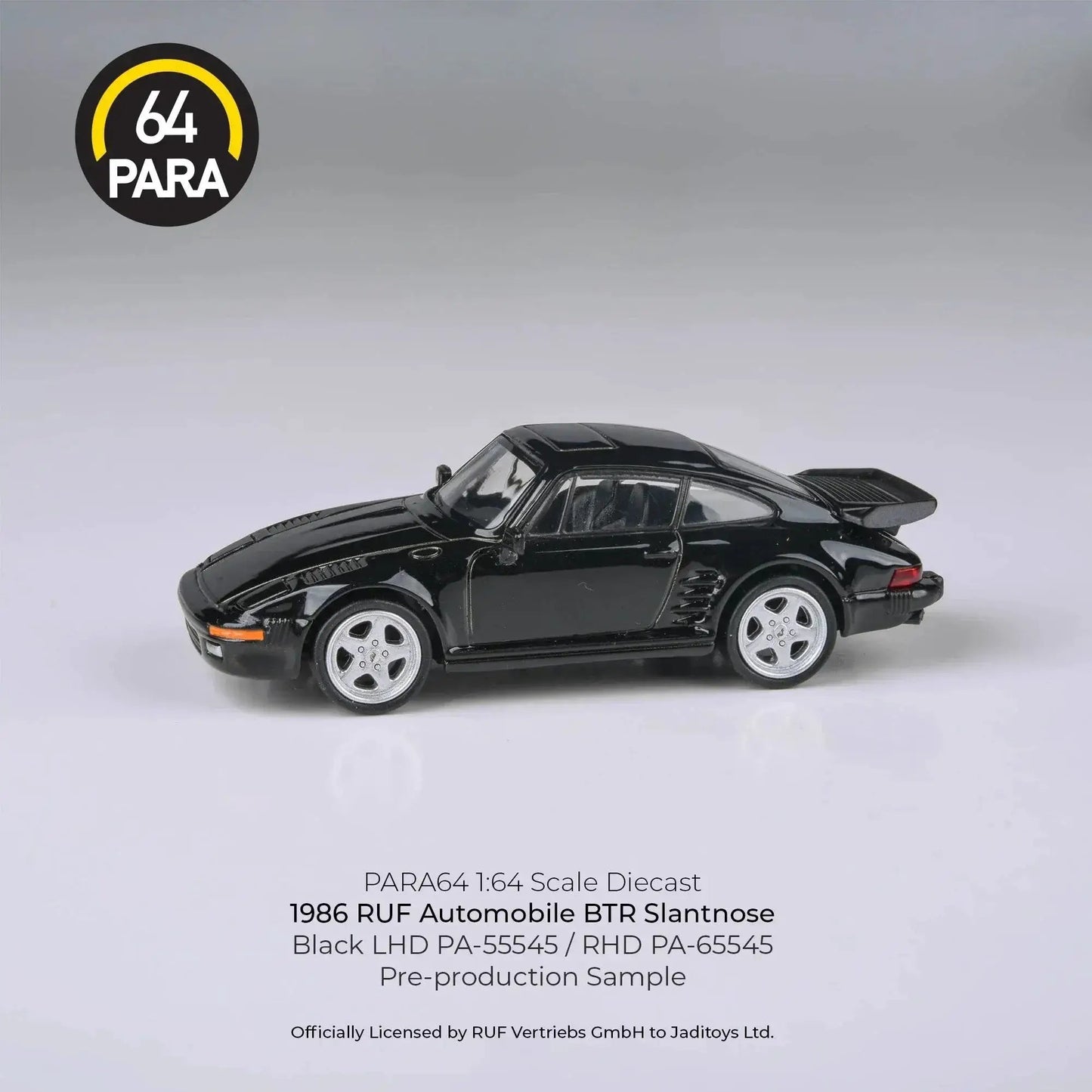 1986 RUF BTR Black Para 64 - ToylandEU