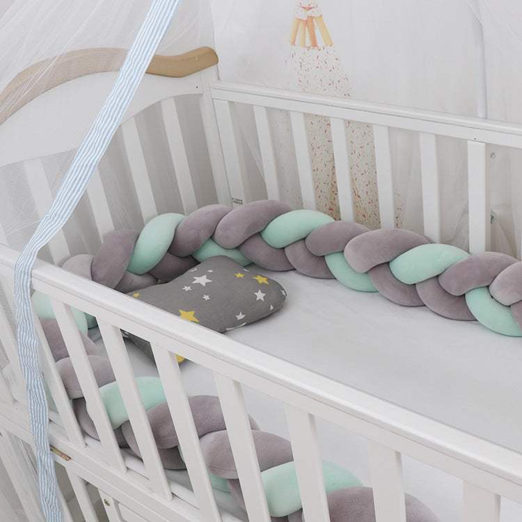 Braided Knot Crib Bumper | Anti-Collision