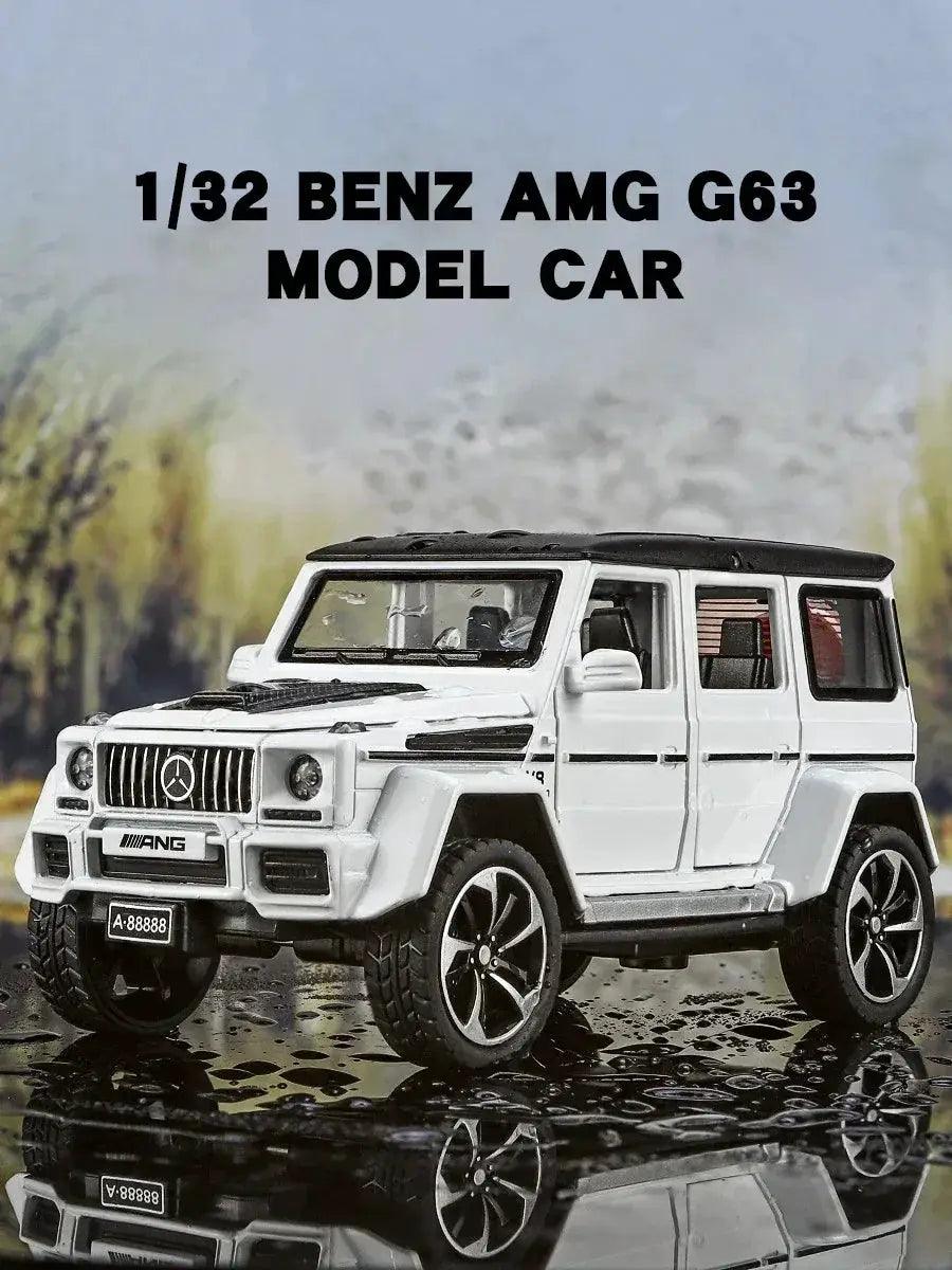  1By32 Scale Diecast Alloy Mercedes G63 Sound Light -  ToylandEU™