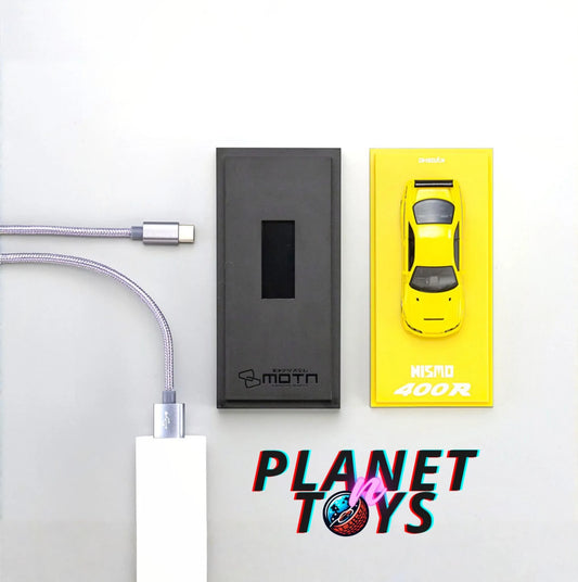 Kyosho Nissan Nismo 400R Diecast With LED Base Yellow - ToylandEU