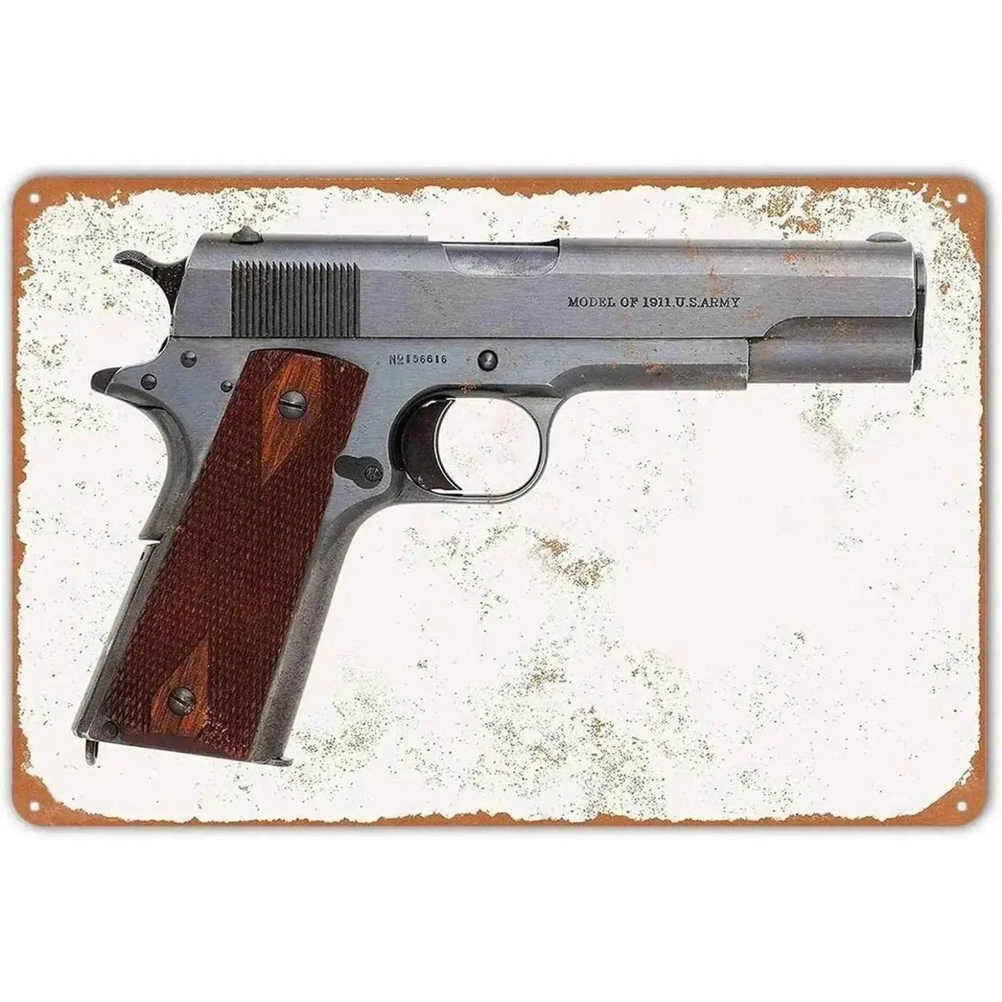  1PC Commanding Pistol Metal Signs for Military Wall Decor -  ToylandEU™