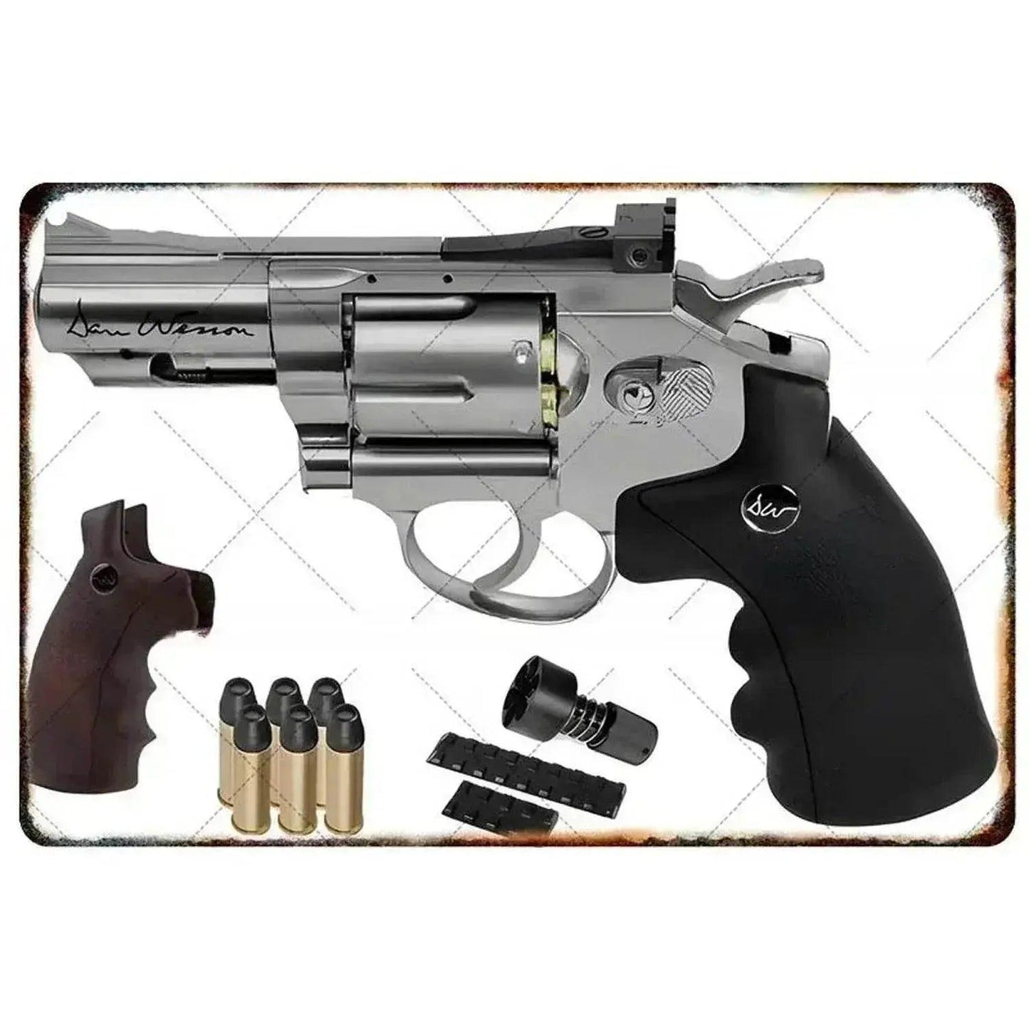  1PC Commanding Pistol Metal Signs for Military Wall Decor -  ToylandEU™