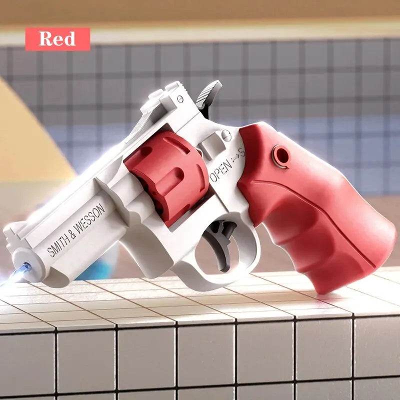 1PCS Summer Water Gun Toy Mechanical Continuous Revolver - ToylandEU