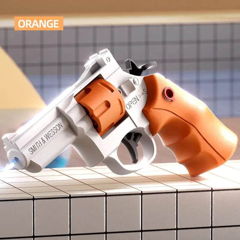 1PCS Summer Water Gun Toy Mechanical Continuous Revolver - ToylandEU