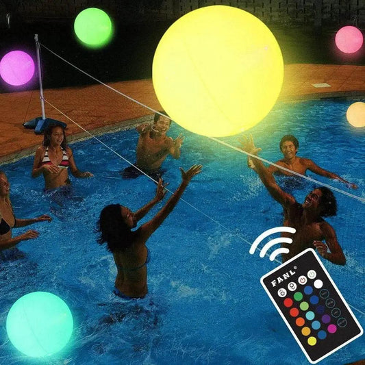  1PCS Swimming Outdoor Inflatable LED Balloon for Garden Water Pool Party Large Luminous Toy -  ToylandEU™