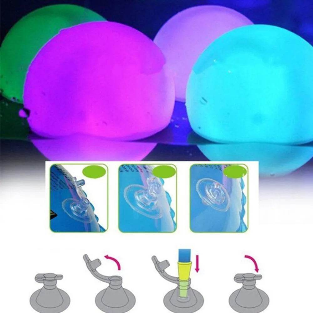 1PCS Swimming Outdoor Inflatable LED Balloon for Garden Water Pool Party Large Luminous Toy - ToylandEU
