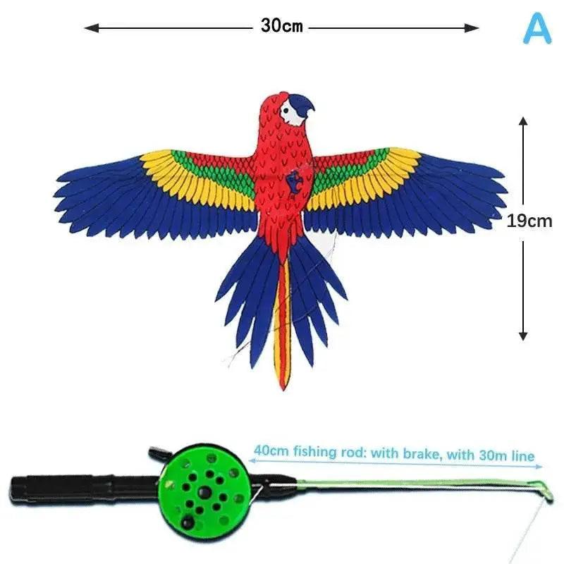  1Set Children Kite Toy Cartoon Butterfly Eagle Kite 50m String -  ToylandEU™