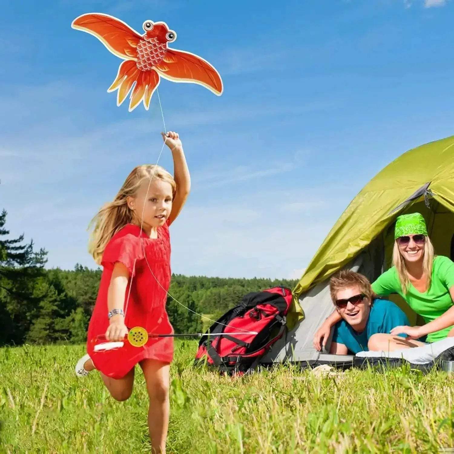 1Set Children Kite Toy Cartoon Butterfly Eagle Kite 50m String -  ToylandEU™