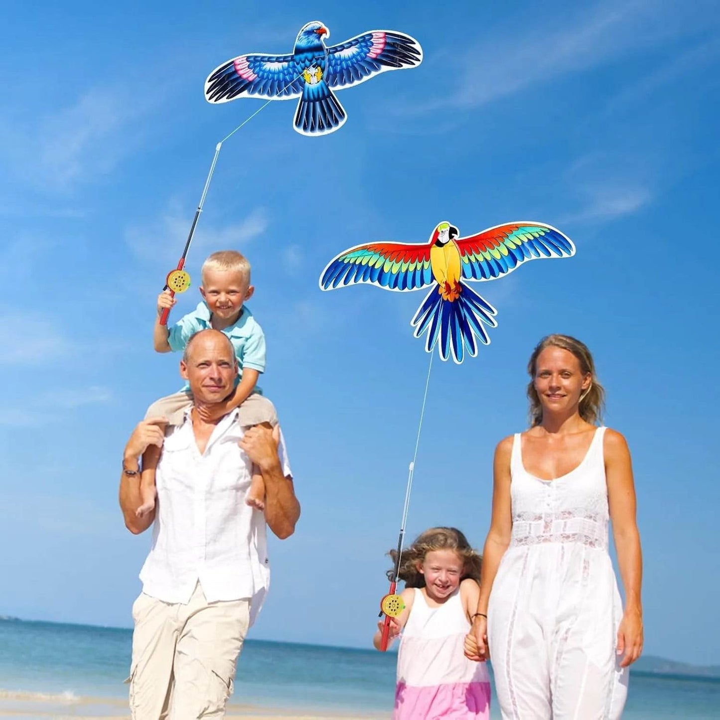 1Set Children Kite Toy Cartoon Butterfly Swallows Eagle Kite - ToylandEU