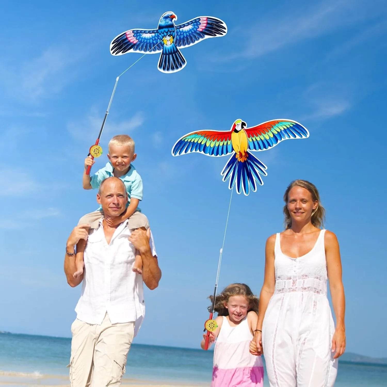 1Set Children Kite Toy Cartoon Butterfly Swallows Eagle Kite - ToylandEU